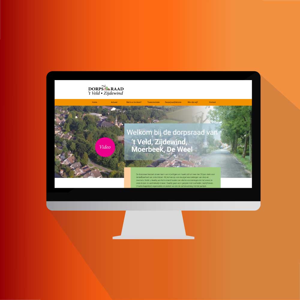 Actueel: nieuwe website voor Dorpsraad 't Veld Zijdewind